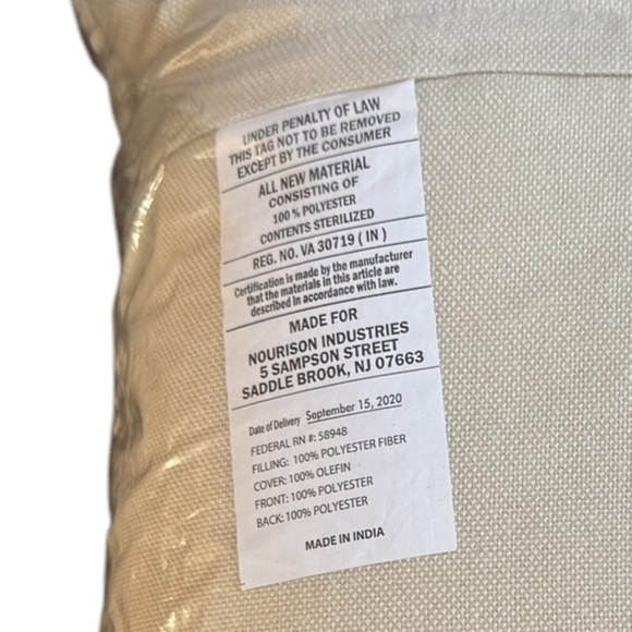 Mina Victory Outdoor Pillows Loop Dots 18"X18" Orange Indoor/Outdoor Throw - Picture 6 of 11